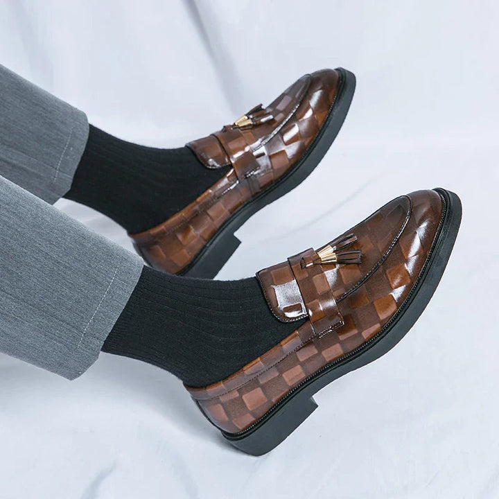 Mocassins à Pampilles Hugo | Design Élégant en Cuir Synthétique, Semelle Fine 5