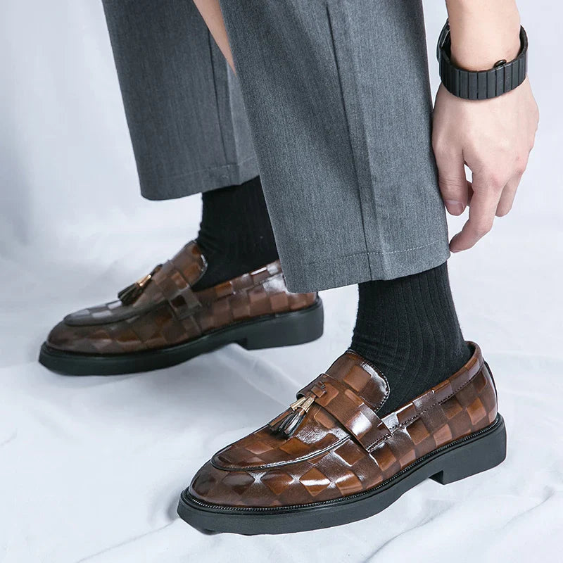 Mocassins à Pampilles Hugo | Design Élégant en Cuir Synthétique, Semelle Fine 6