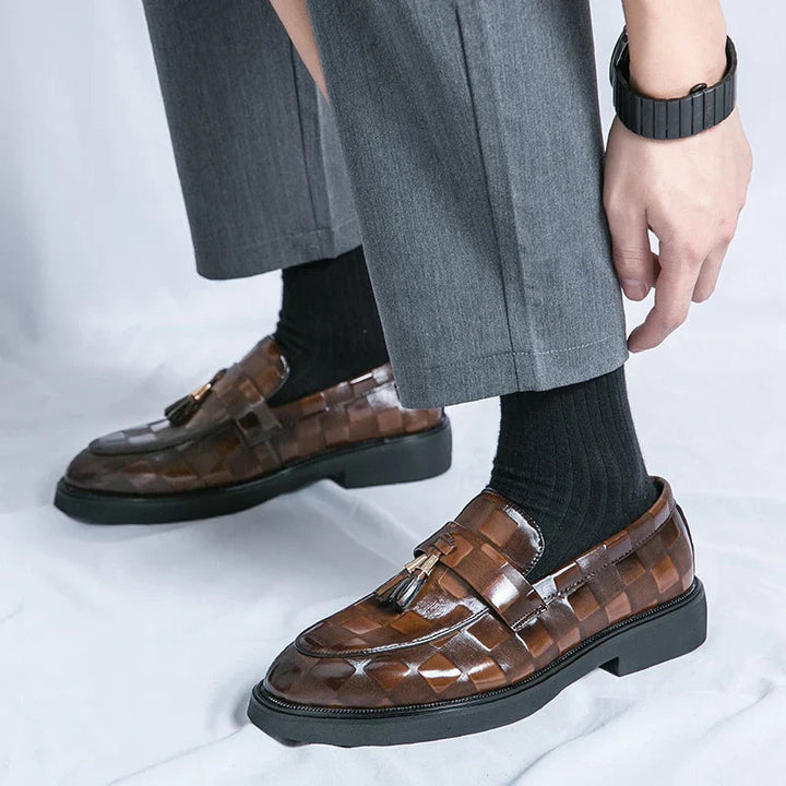 Mocassins à Pampilles Hugo | Design Élégant en Cuir Synthétique, Semelle Fine 6