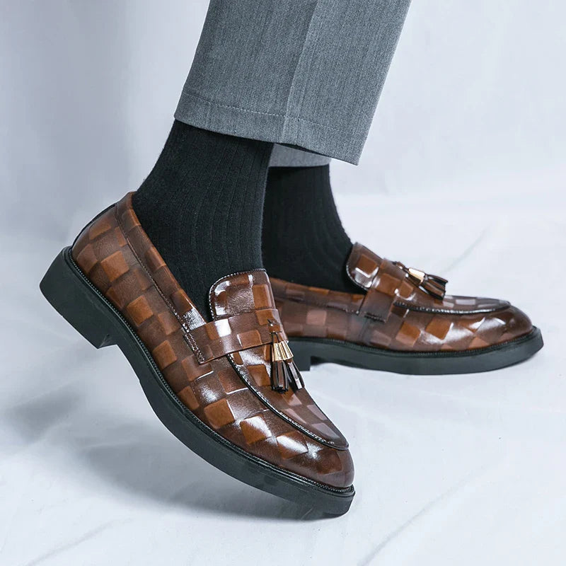 Mocassins à Pampilles Hugo | Design Élégant en Cuir Synthétique, Semelle Fine 7