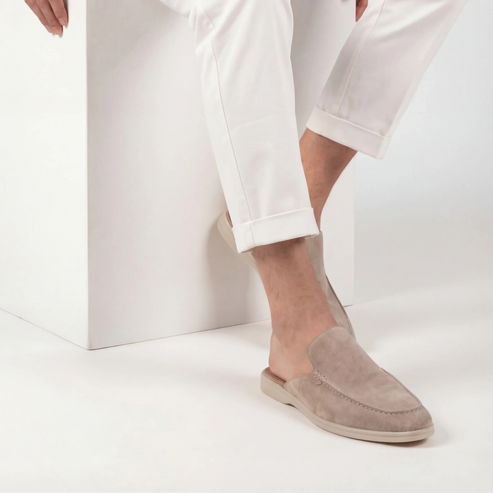 Mules en cuir Marco | Modèle à enfiler avec empeigne fermée 1