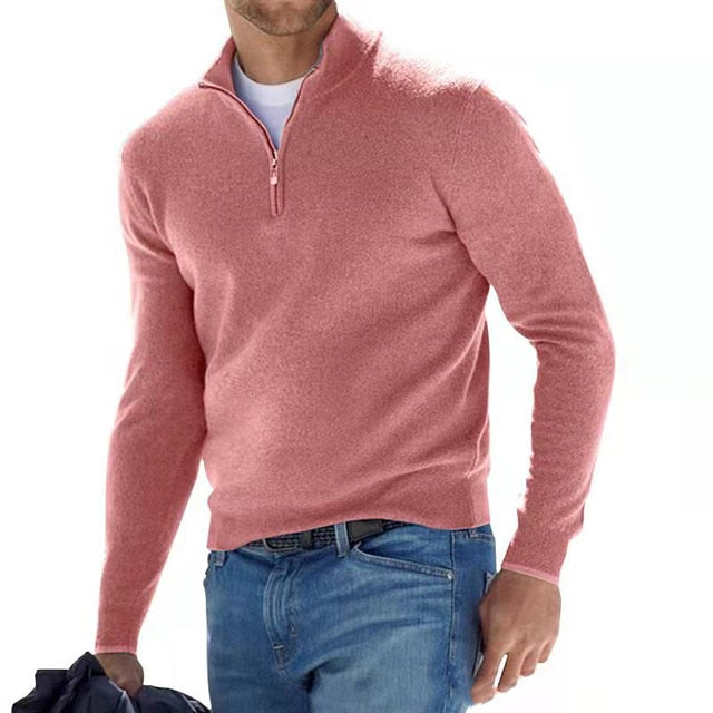 Pull Demi-Zippé Adrien Homme | Chaud, Doux et Ajusté 6
