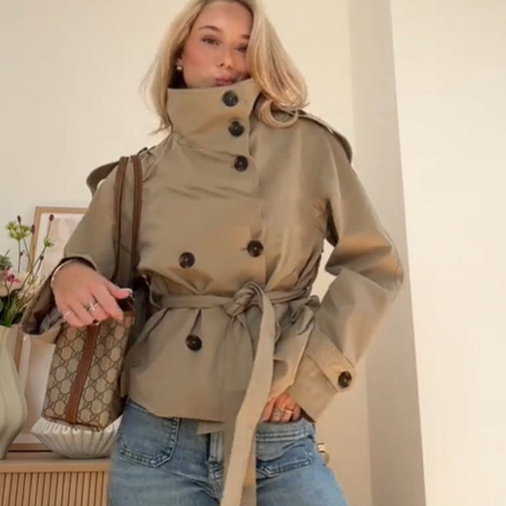 Trench Cintré Lola | Poches Pratiques, Élégant Femme 0