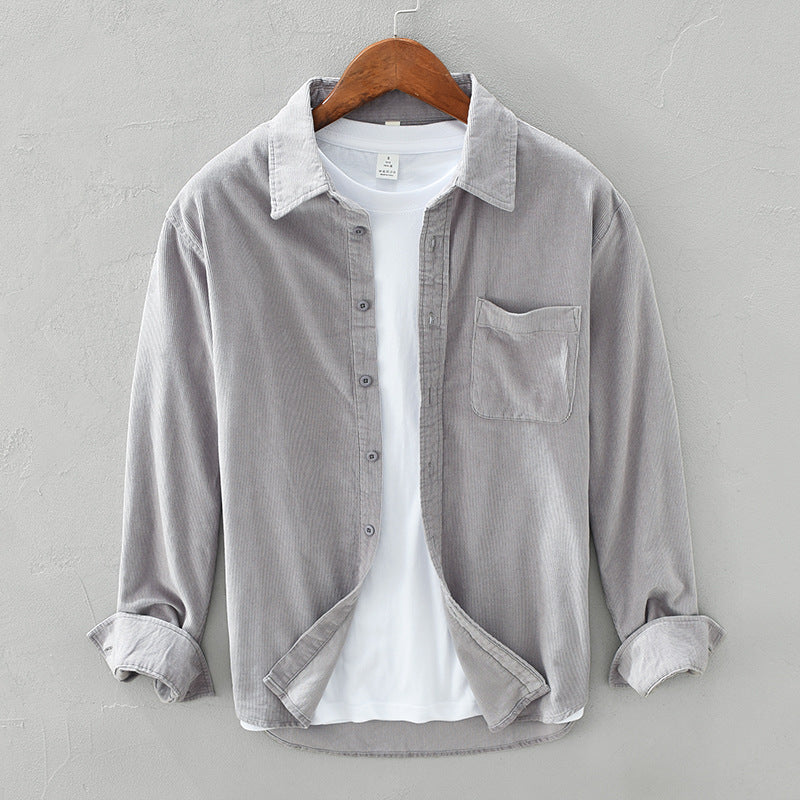 Chemise en Velours Côtelé Théo | Style Rétro, Texture Chaude pour Homme 2