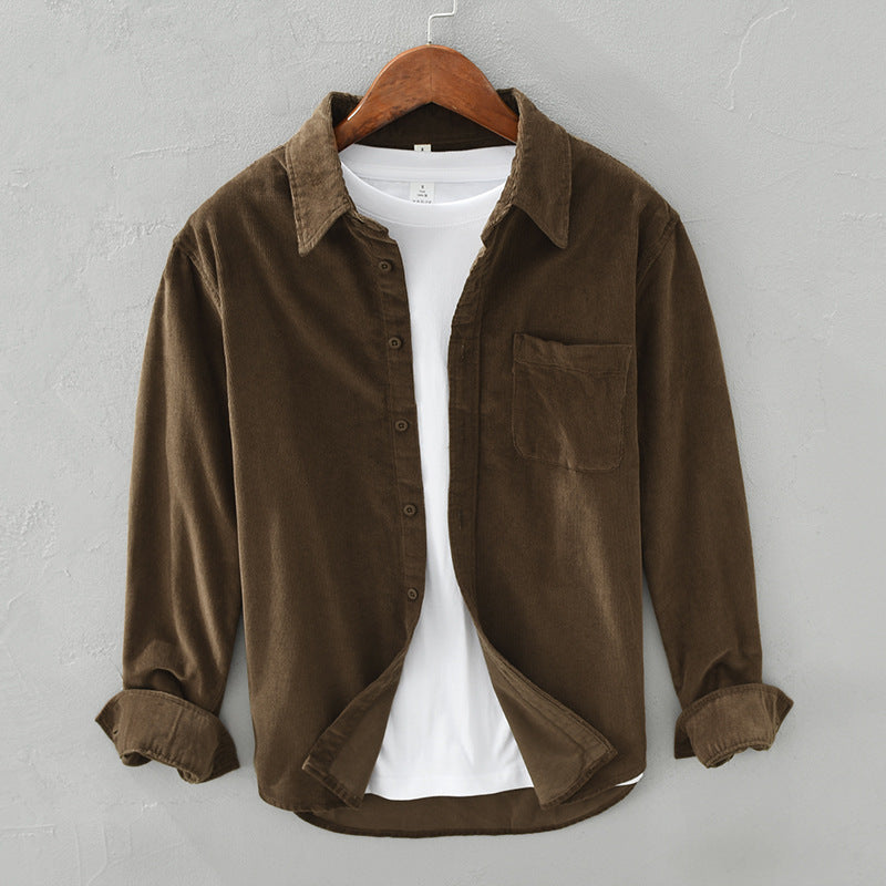 Chemise en Velours Côtelé Théo | Style Rétro, Texture Chaude pour Homme 3