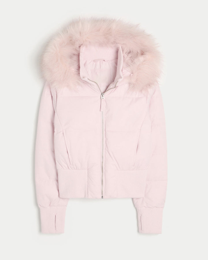 Veste Matelassée Célia | Capuche Amovible, Chaude Femme 3