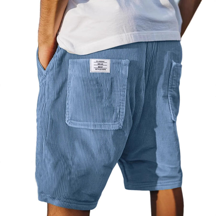 Short en Velours Nathan Homme | Coupe Décontractée, Poches Arrière 2
