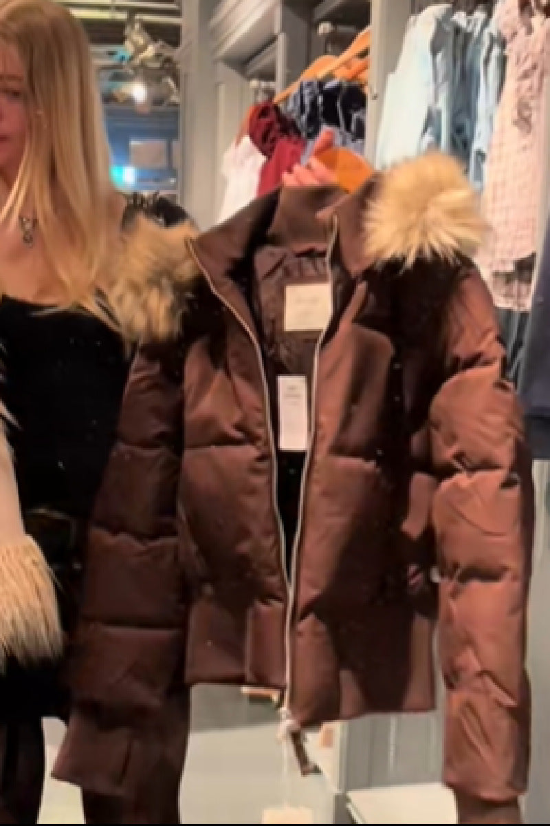 Veste Matelassée Célia | Capuche Amovible, Chaude Femme 1