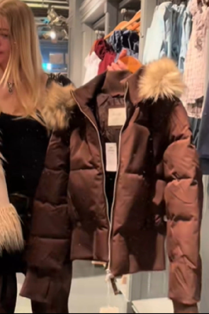 Veste Matelassée Célia | Capuche Amovible, Chaude Femme 1