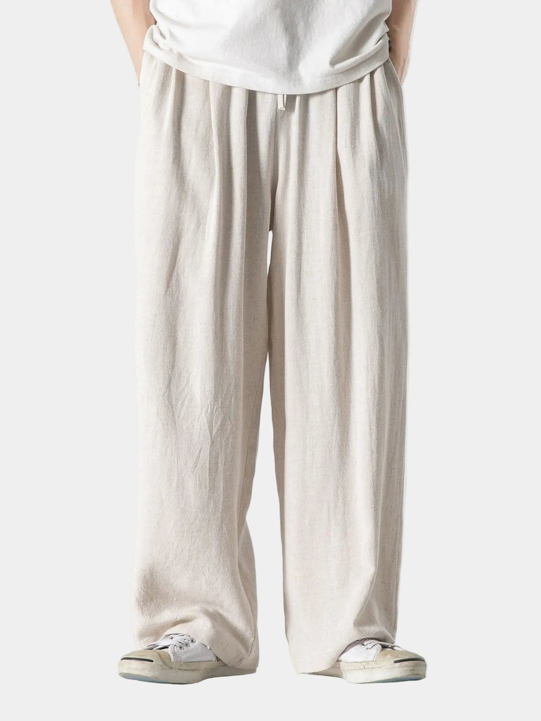 Pantalon Ample Noir Hugo | Taille Élastique & Cordon de Serrage 5
