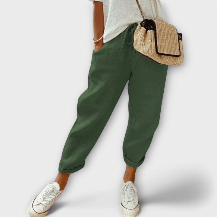 Pantalon Bibi Homme | Coupe Ajustée, Léger et Respirant en Lin 2