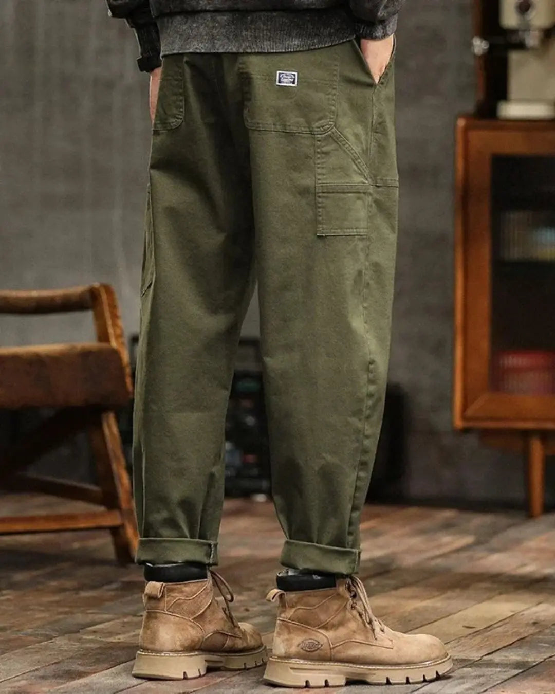 Pantalon Cargo Célian | Coupe droite, poches à rabat, style urbain 1