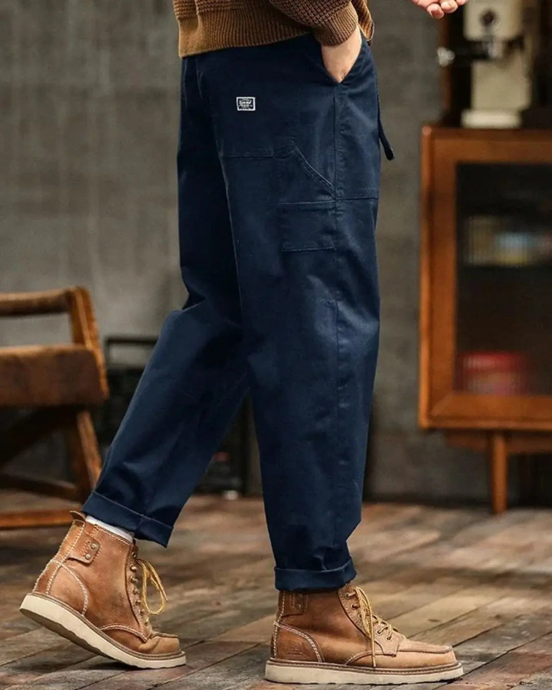 Pantalon Cargo Célian | Coupe droite, poches à rabat, style urbain 3
