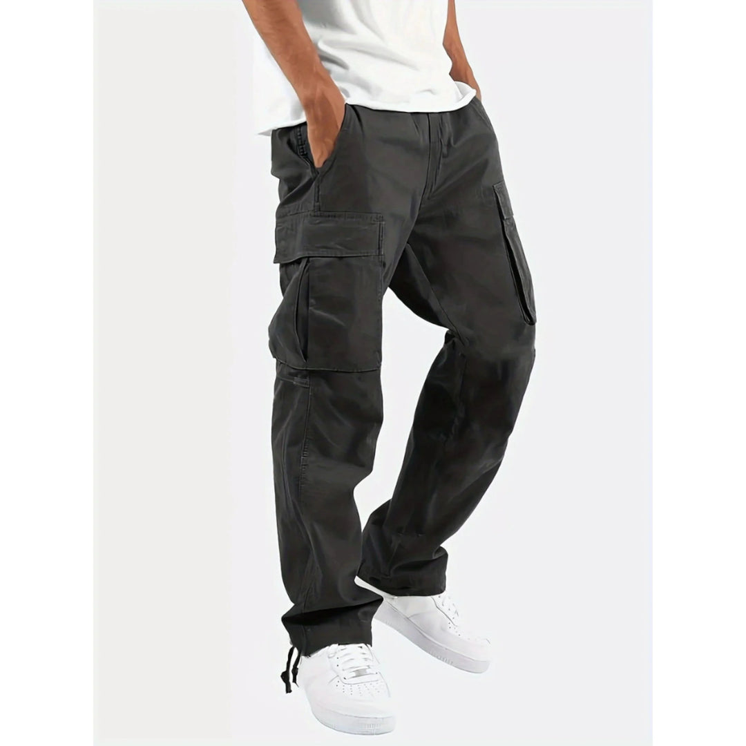 Pantalon Cargo Hugo | Coupe Droite, Poches Spacieuses pour Homme 0