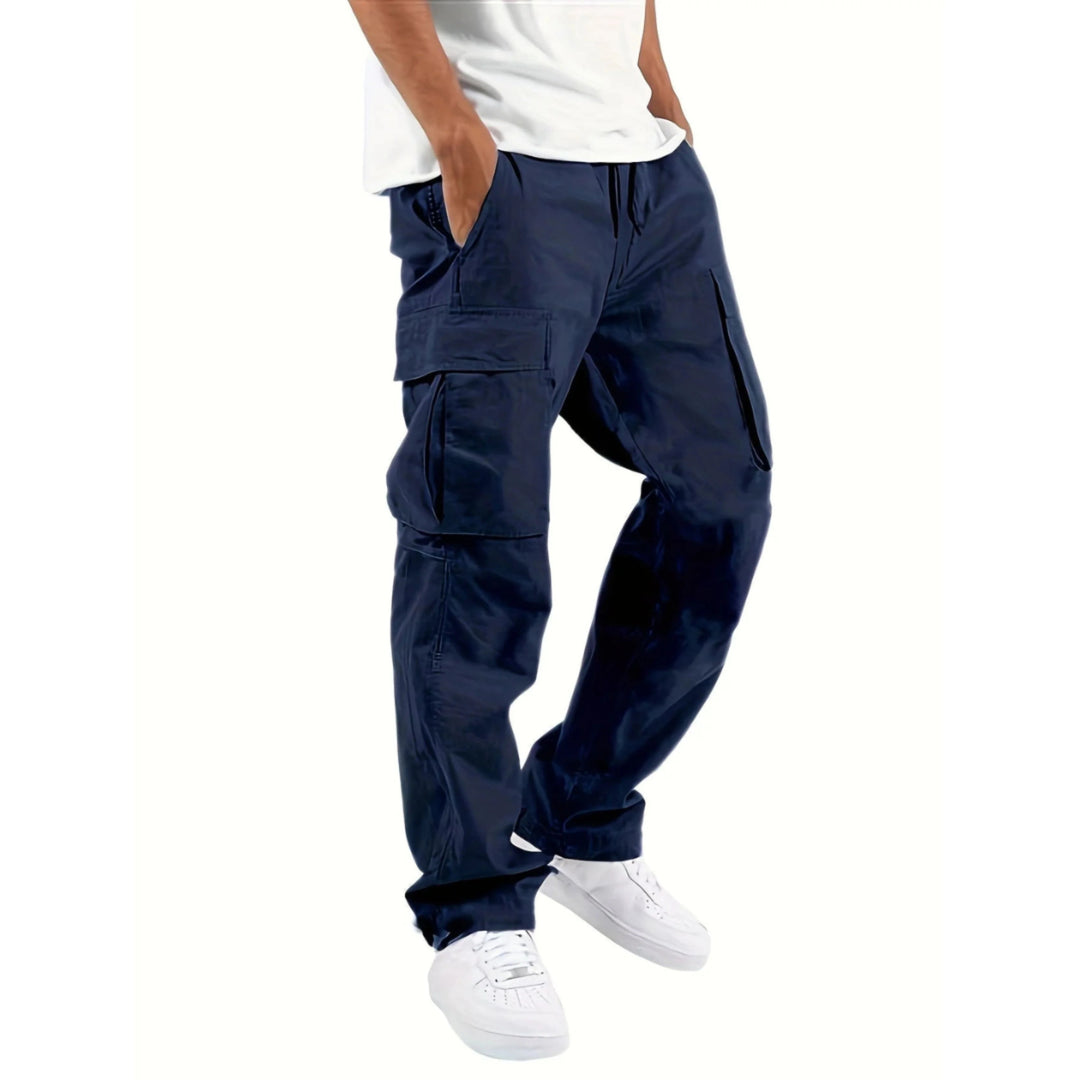 Pantalon Cargo Hugo | Coupe Droite, Poches Spacieuses pour Homme 1