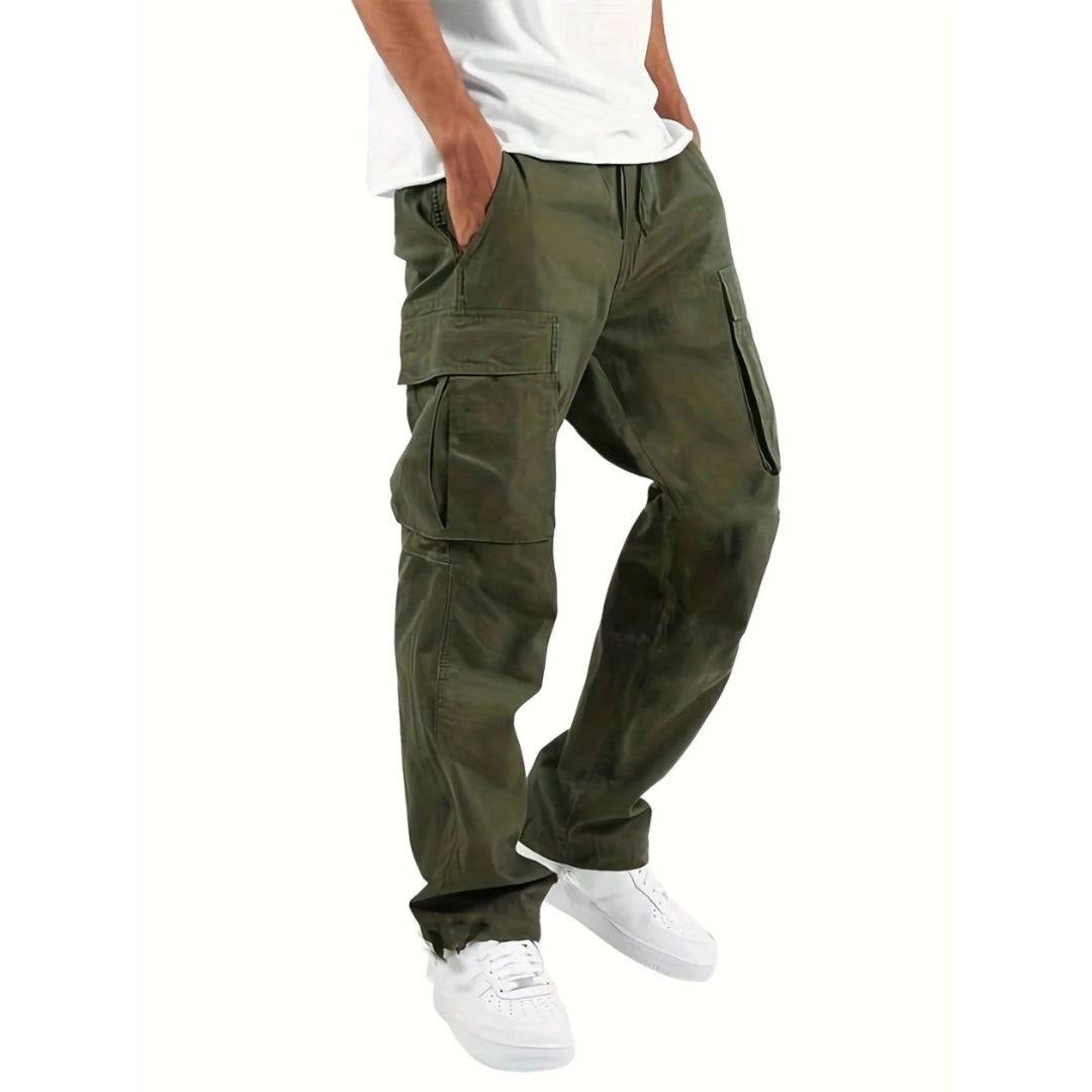 Pantalon Cargo Hugo | Coupe Droite, Poches Spacieuses pour Homme 2
