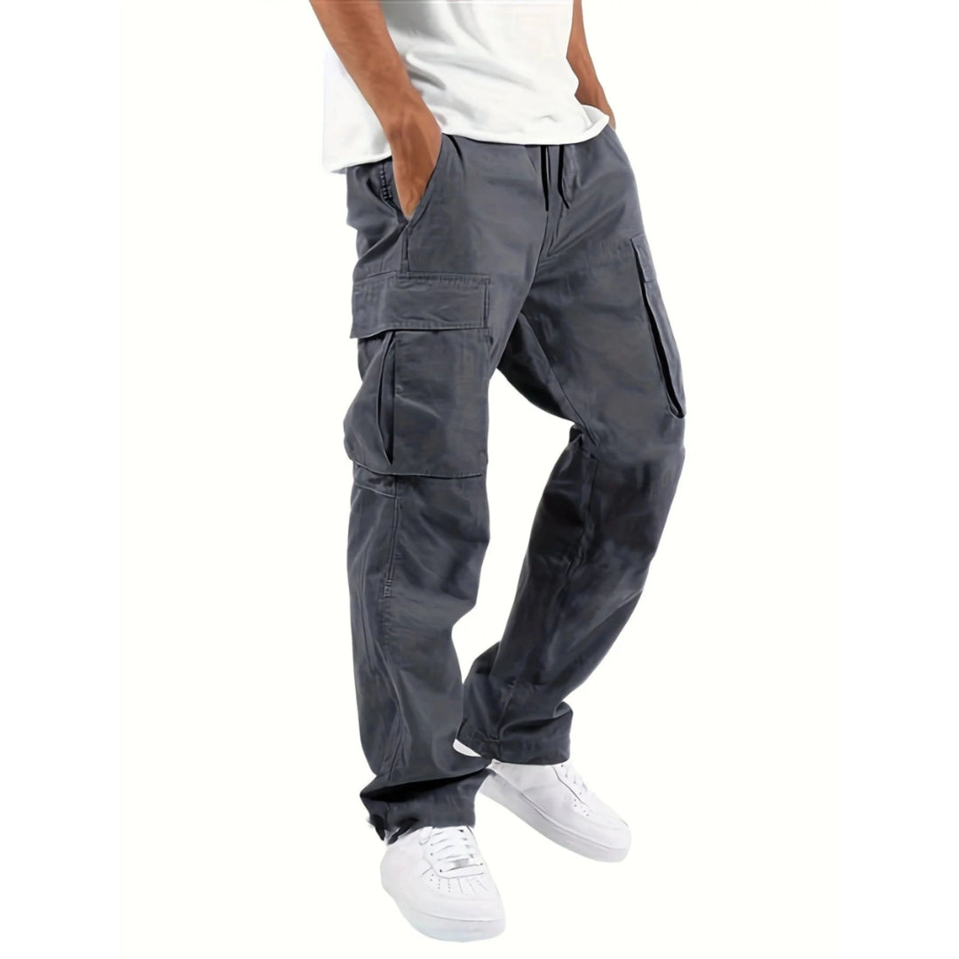 Pantalon Cargo Hugo | Coupe Droite, Poches Spacieuses pour Homme 3