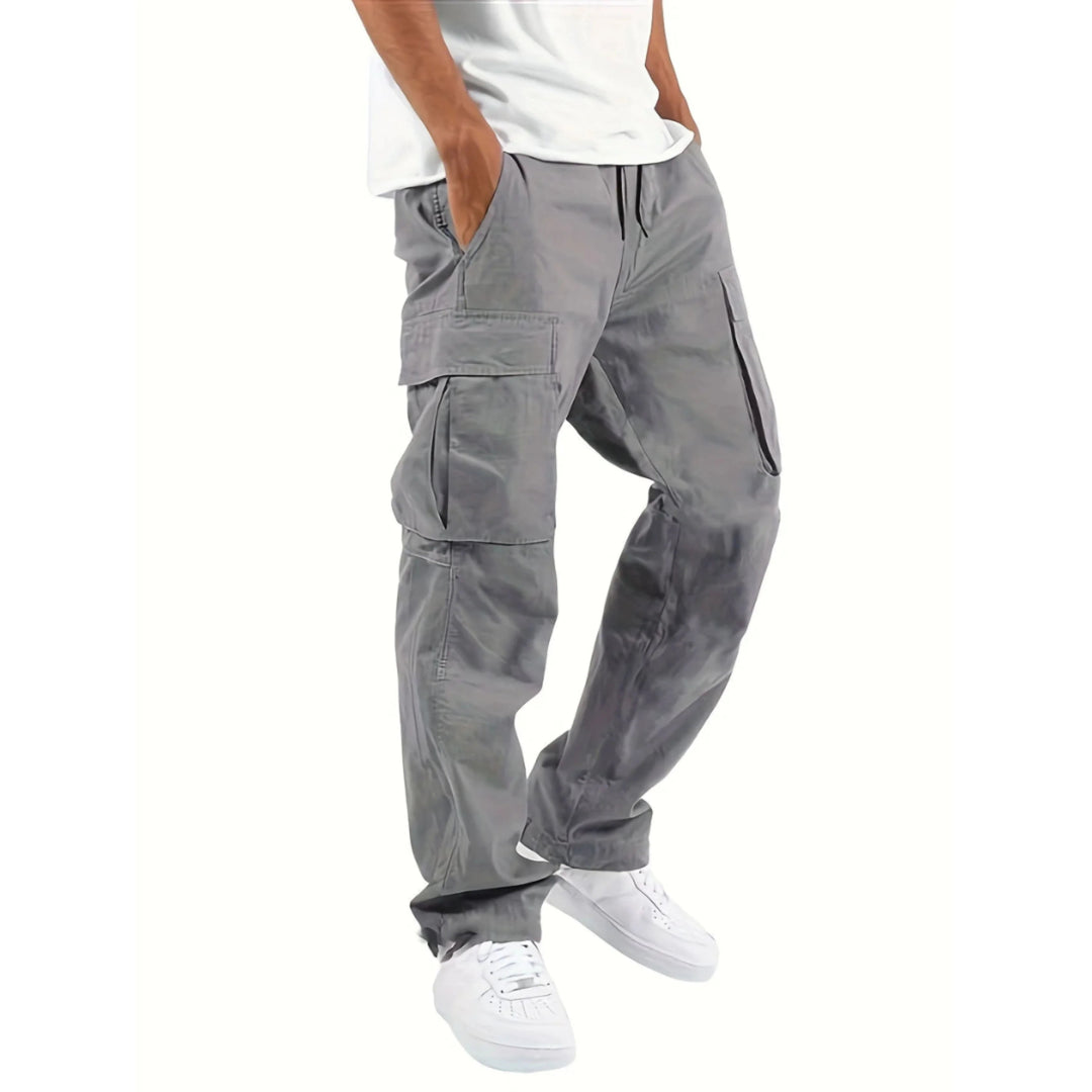 Pantalon Cargo Hugo | Coupe Droite, Poches Spacieuses pour Homme 4