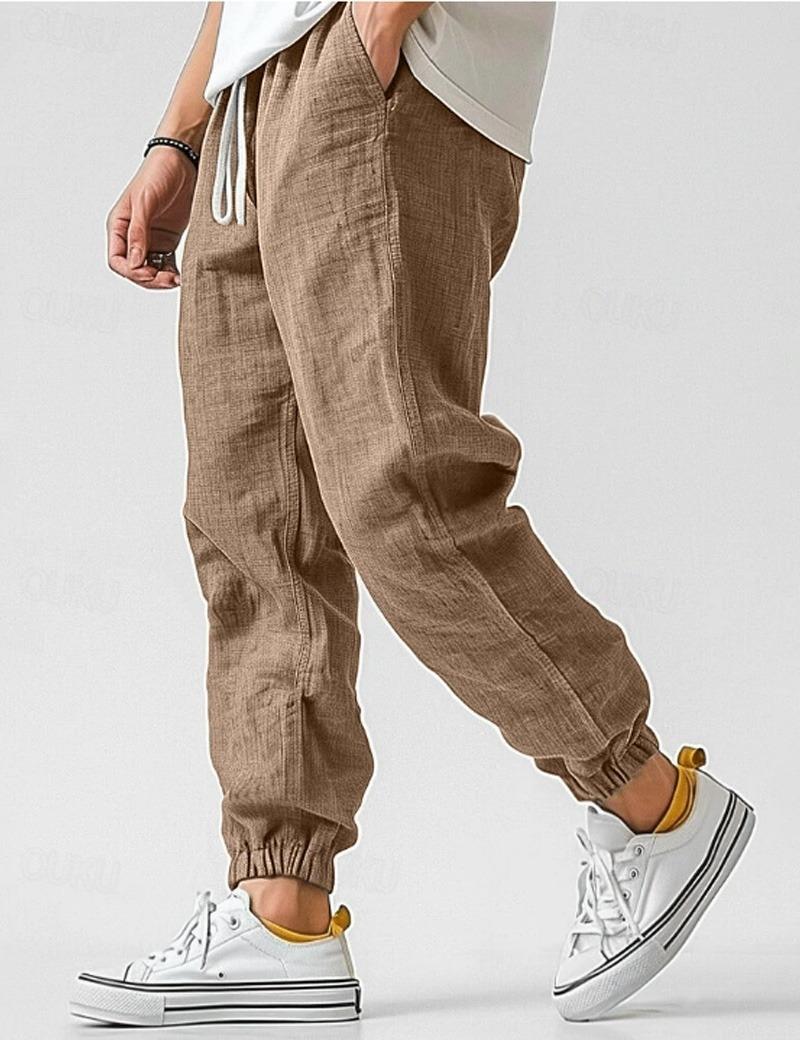 Pantalon Célian | Pantalon en lin homme, coupe large et légère pour un confort estival 1