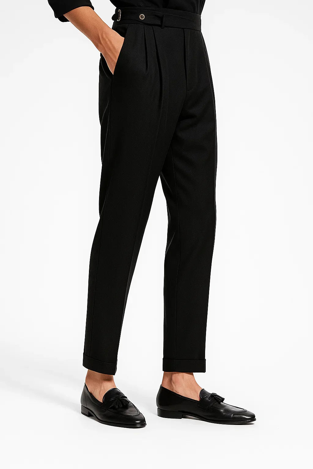 Pantalon Celvio | Pantalon Chino Homme Slim, Plis Frontaux Élégants 2
