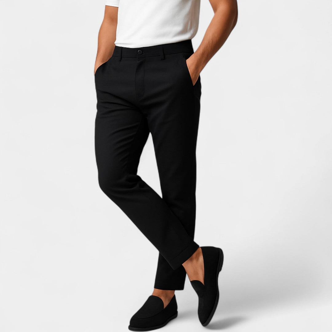 Pantalon Chino Célian | Coton Stretch, Coupe Ajustée Homme 2