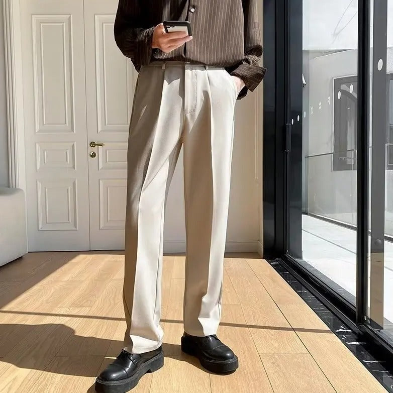 Pantalon Chino Marco | Coupe Droite, Poches Latérales, 100% Coton 0