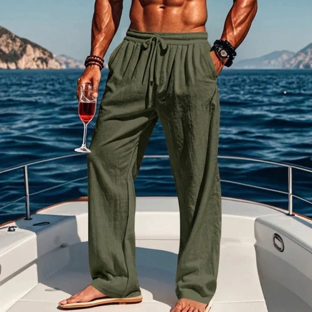 Pantalon Chino Nolan Homme | Coupe Droite & Taille Élastique Confortable 6
