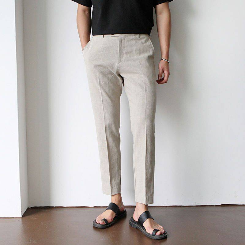 Pantalon Droit Hugo | Coupe Classique, Poches Latérales en Coton 1