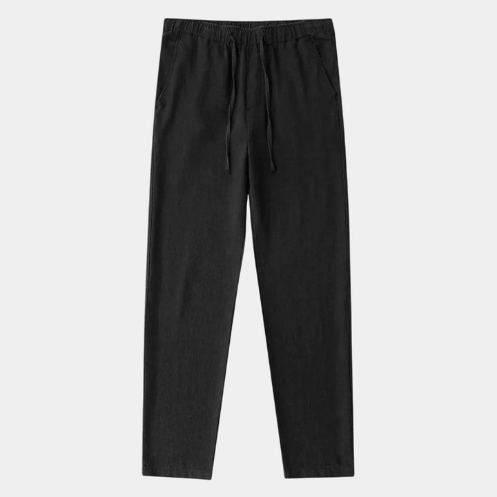 Pantalon Élastique Max Homme | Taille Ajustable & Poches Latérales, 100% Coton 1