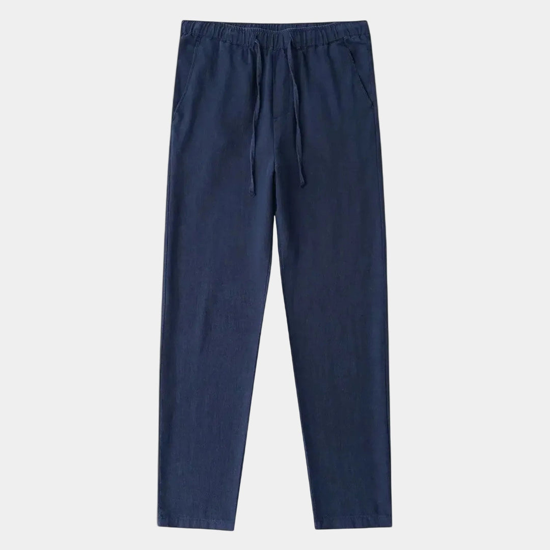 Pantalon Élastique Max Homme | Taille Ajustable & Poches Latérales, 100% Coton 2