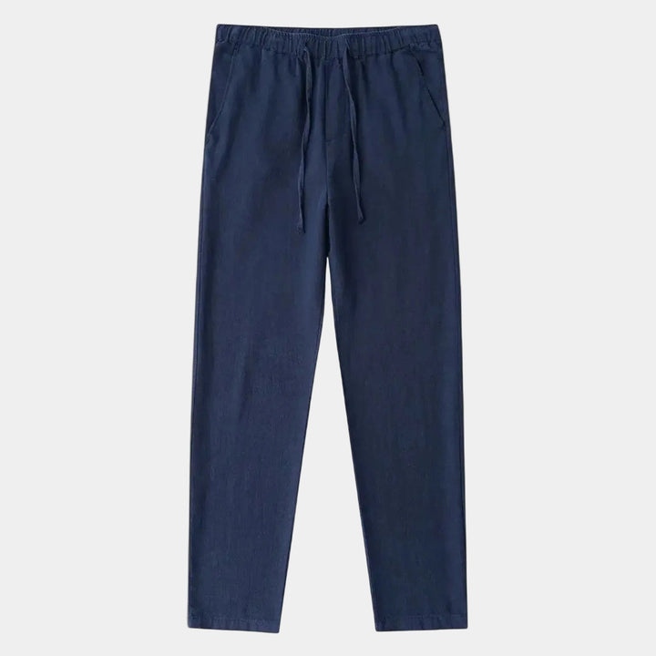 Pantalon Élastique Max Homme | Taille Ajustable & Poches Latérales, 100% Coton 2