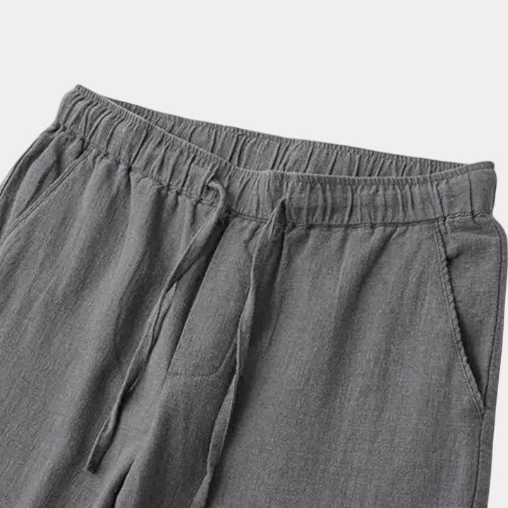Pantalon Élastique Max Homme | Taille Ajustable & Poches Latérales, 100% Coton 5