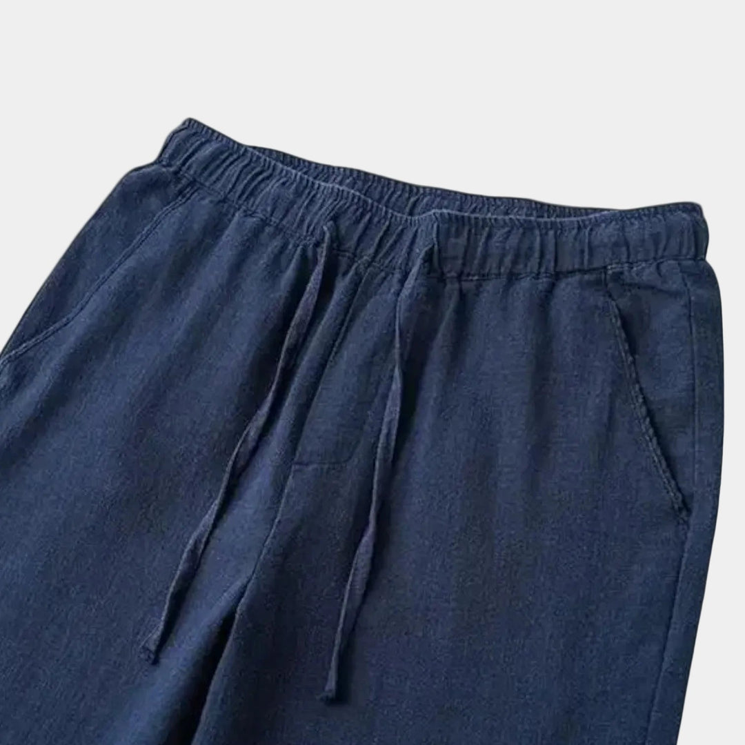 Pantalon Élastique Max Homme | Taille Ajustable & Poches Latérales, 100% Coton 6
