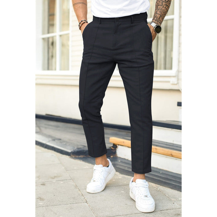 Pantalon Émile Chino Homme | Coupe Fuselée & Tissu Confortable 0