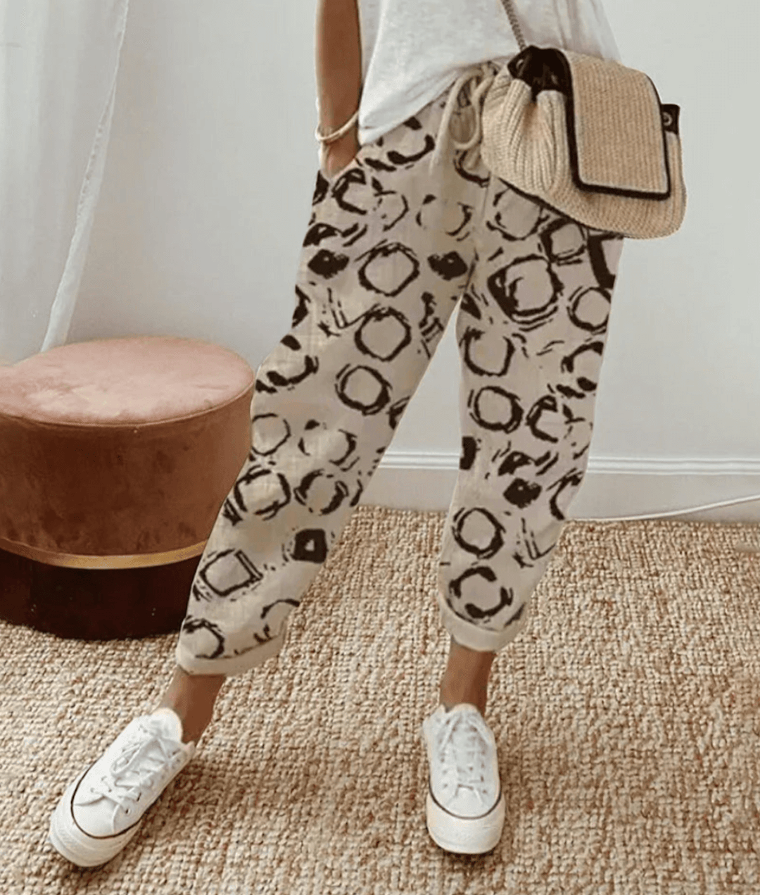 Pantalon Femme Mira | Coupe Structurée en Tissu Léger 0