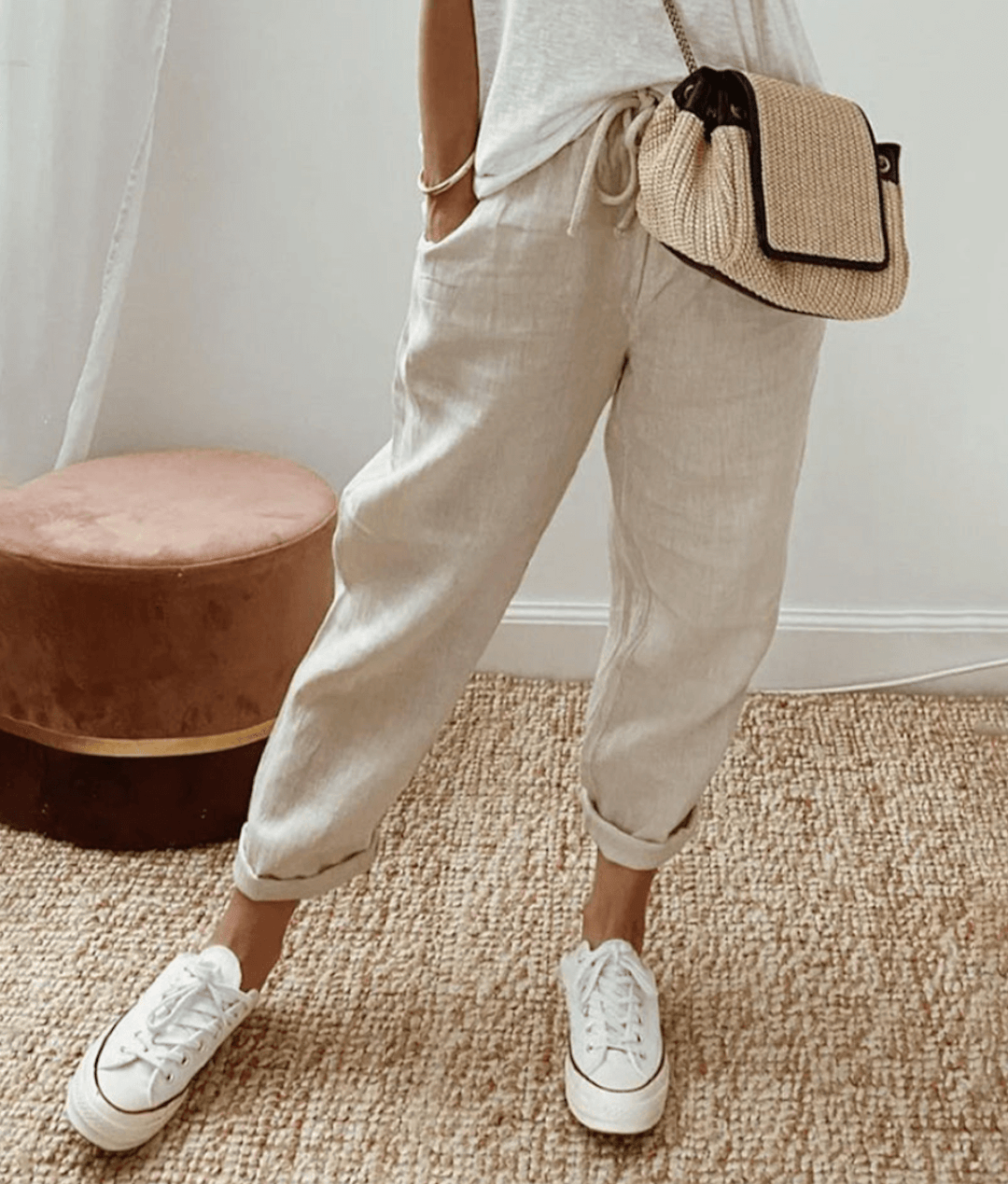 Pantalon Femme Mira | Coupe Structurée en Tissu Léger 2