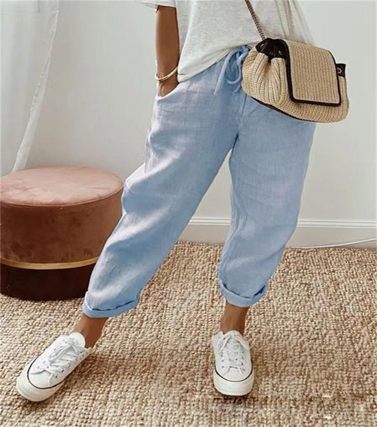 Pantalon Femme Mira | Coupe Structurée en Tissu Léger 5
