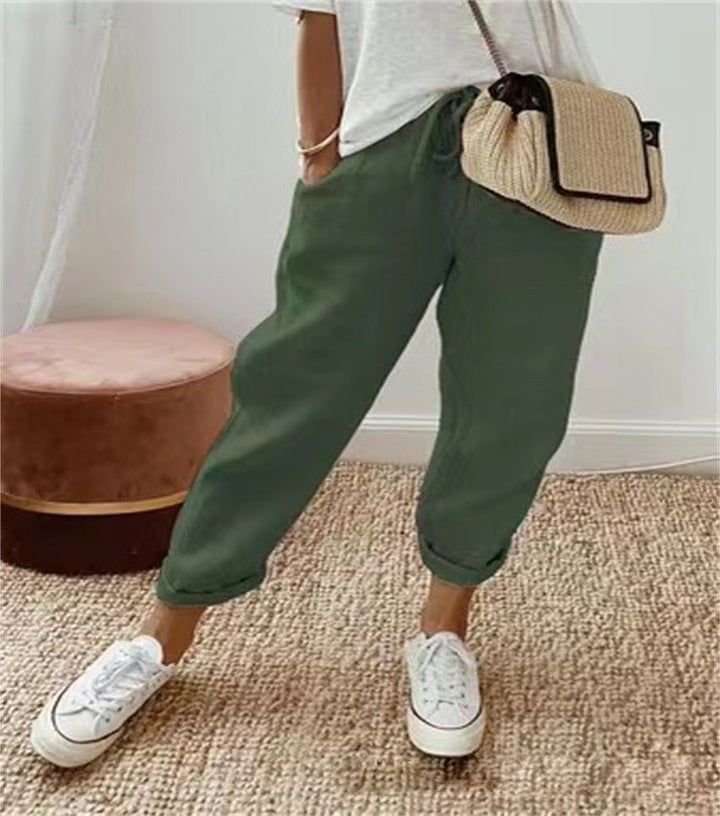 Pantalon Femme Mira | Coupe Structurée en Tissu Léger 6