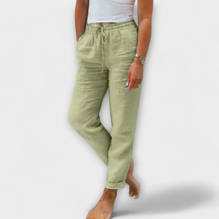 Pantalon Fluide Femme Stella | Lin Respirant, Coupe Ample Estivale 0