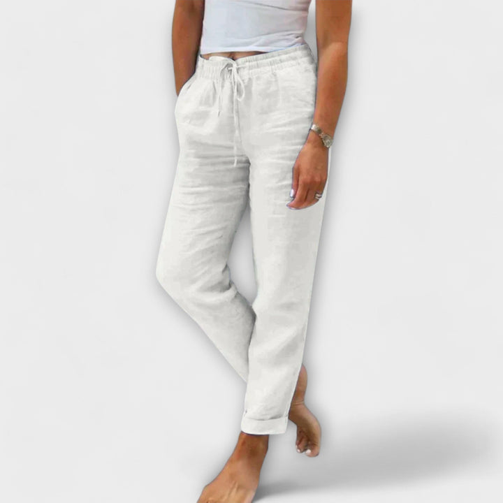 Pantalon Fluide Femme Stella | Lin Respirant, Coupe Ample Estivale 3