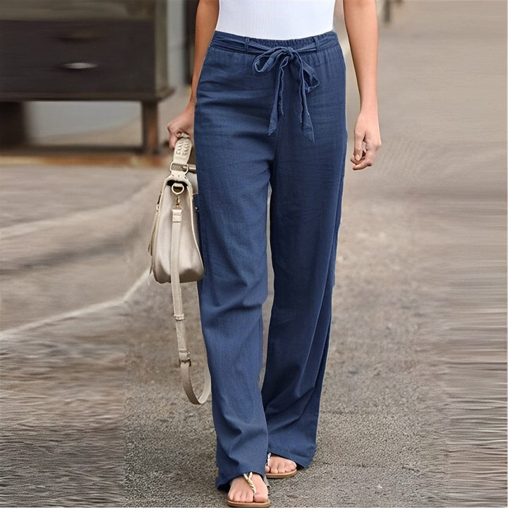 Pantalon Fluide Livia | Lin Écologique & Confort Optimal pour Femme 1