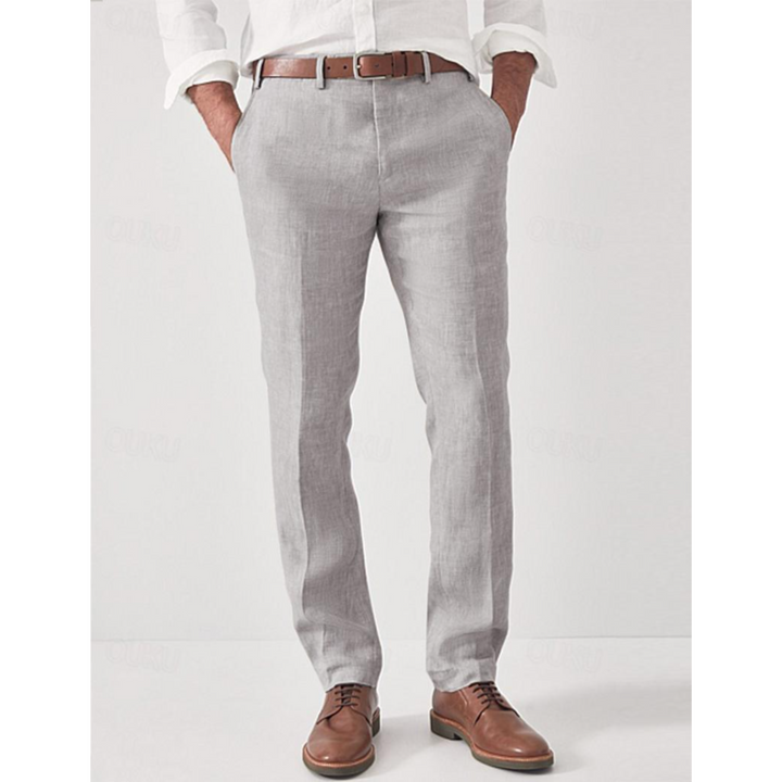 Pantalon Hugo | Pantalon Homme en Tissu Léger, Coupe Classique Élégante 0