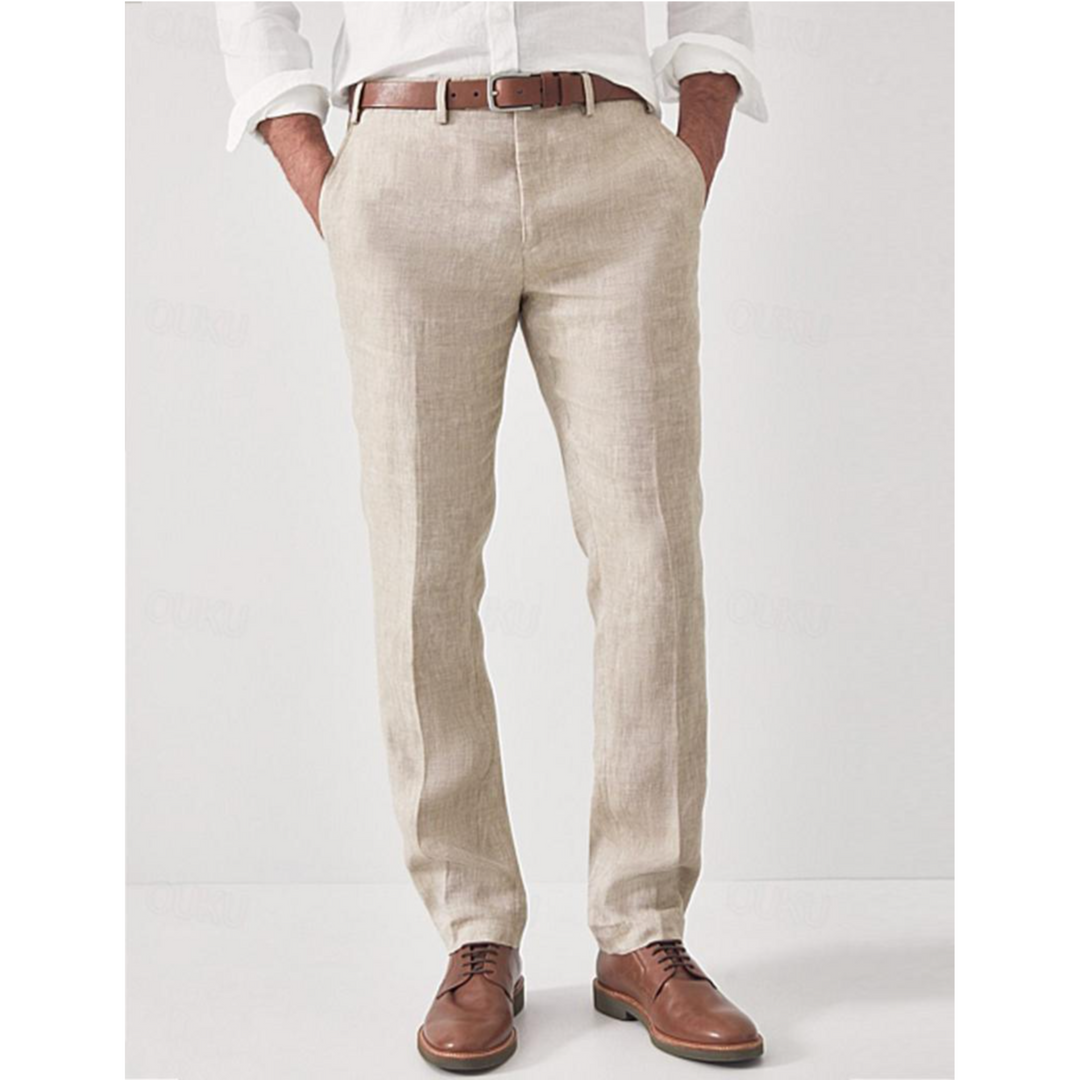 Pantalon Hugo | Pantalon Homme en Tissu Léger, Coupe Classique Élégante 2