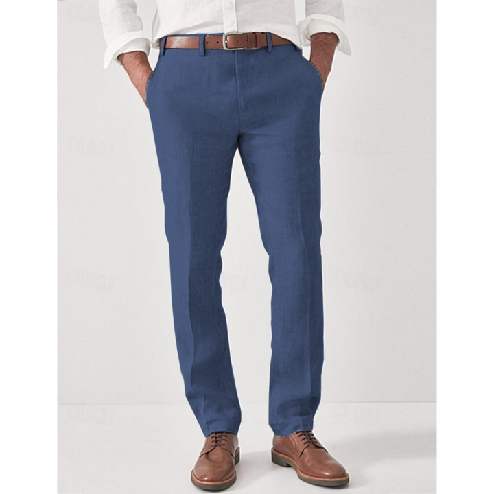 Pantalon Hugo | Pantalon Homme en Tissu Léger, Coupe Classique Élégante 3