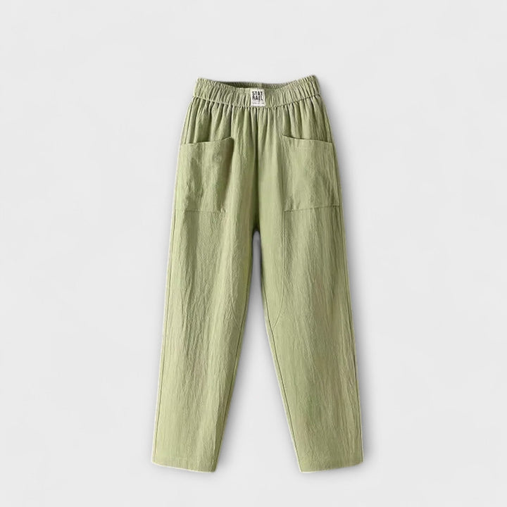 Pantalon Maya | Coton et Lin Léger, Coupe Moderne pour Femme 0