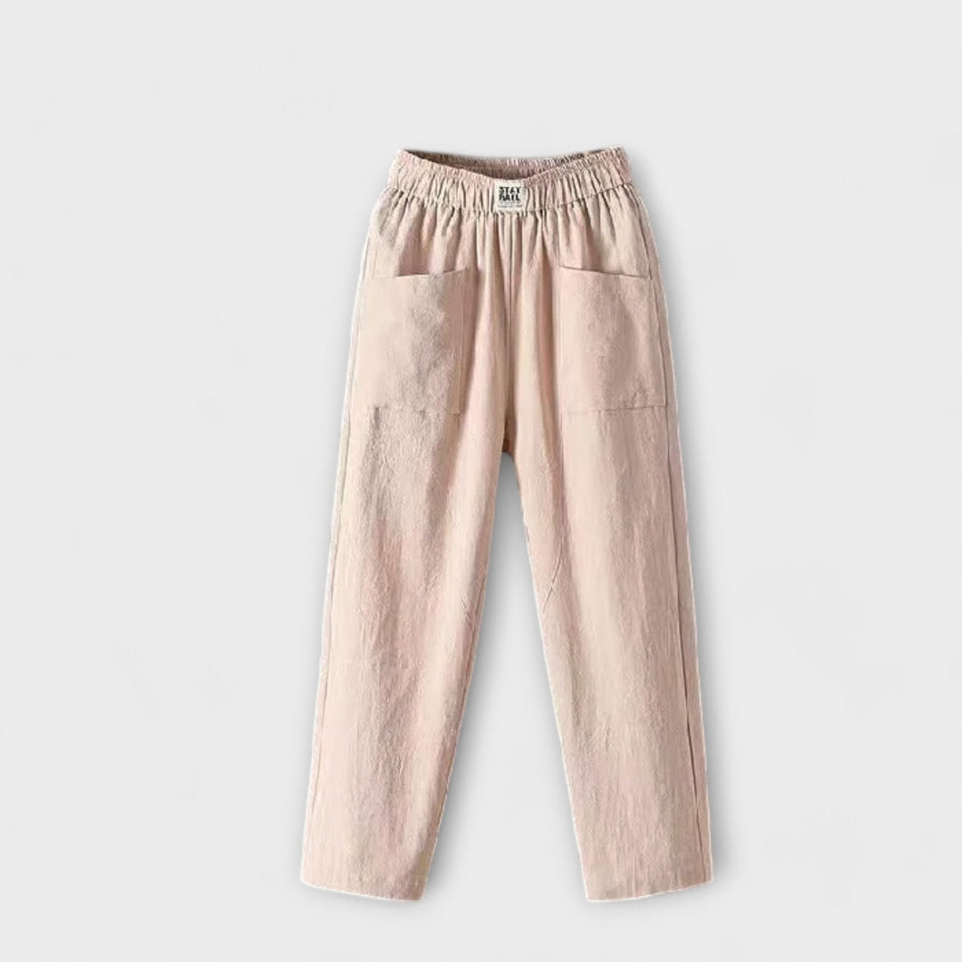 Pantalon Maya | Coton et Lin Léger, Coupe Moderne pour Femme 3