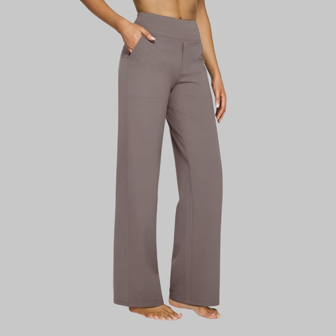 Pantalon de Yoga Élégant pour Femmes | Taille Haute, Tissu Doux 0