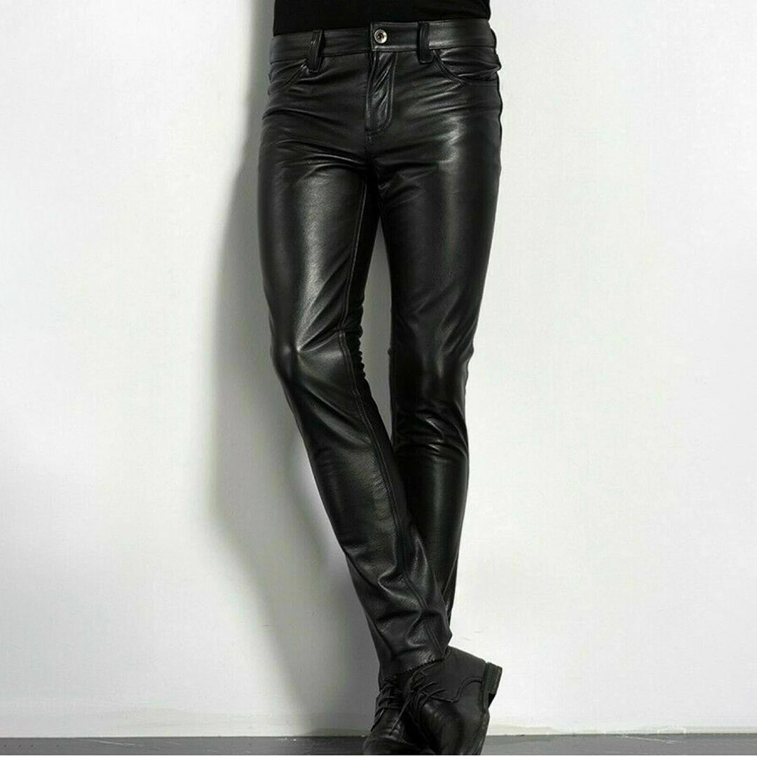 Pantalon en Cuir Giuseppe | Ajusté, Style Moderne et Élégant 1