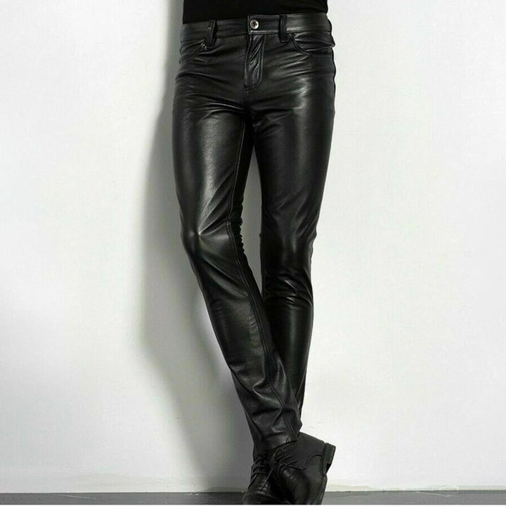 Pantalon en Cuir Giuseppe | Ajusté, Style Moderne et Élégant 1