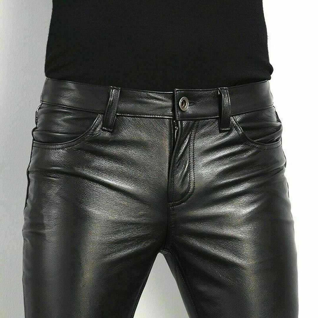 Pantalon en Cuir Giuseppe | Ajusté, Style Moderne et Élégant 3
